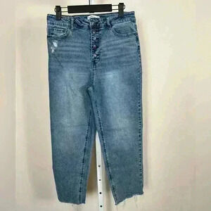 Vanilla Star Button Up 90’s/ Mom Jean‎ Style Slightly Distressed Size 13- W31